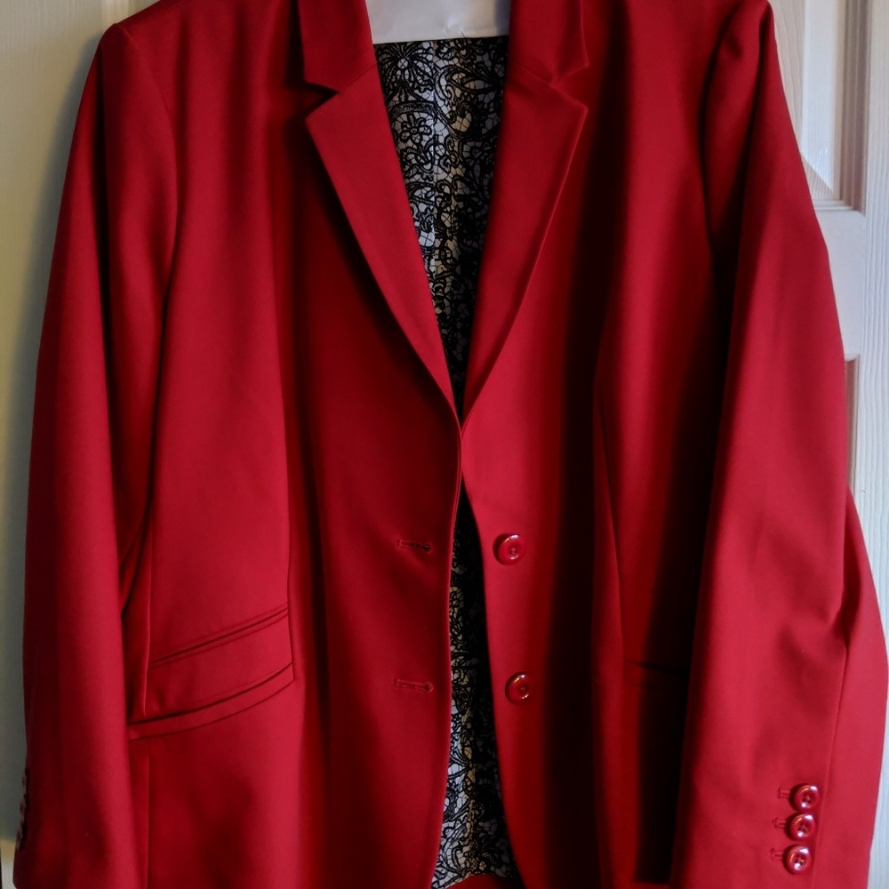 Red Chicos blazer